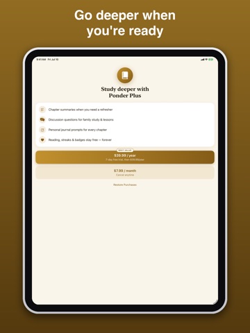 Ponder: Book of Mormon Study iPad screenshot