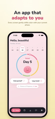 Phase: Period & Cycle Tracker Screenshot 2 of 6