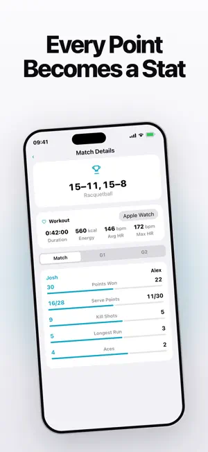 Racquetball Score Tracker screenshot 4