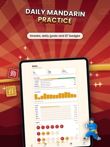 HSK Hero: Learn Chinese Hanzi iPad screenshot