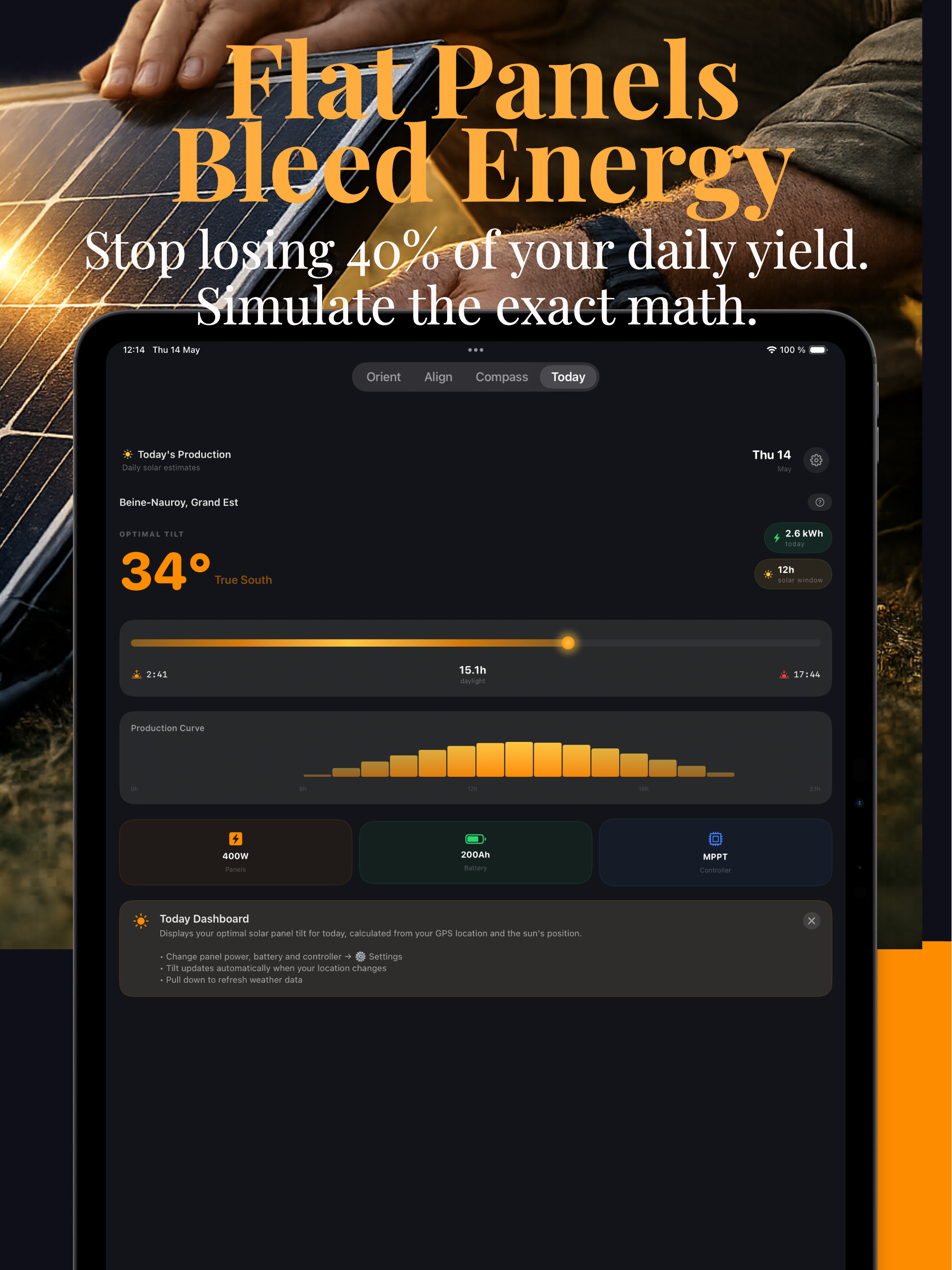 Solar Tilt: RV & Off-Grid screenshot 10
