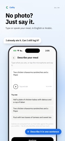 Cality: AI Calorie Tracker Screenshot 4 of 9