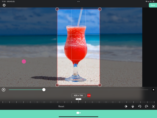 CropMov - Crop Video Editor iPad screenshot 4 - Photo & Video app