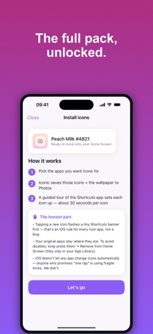 Iconic: Icon Pack Maker iPhone screenshot