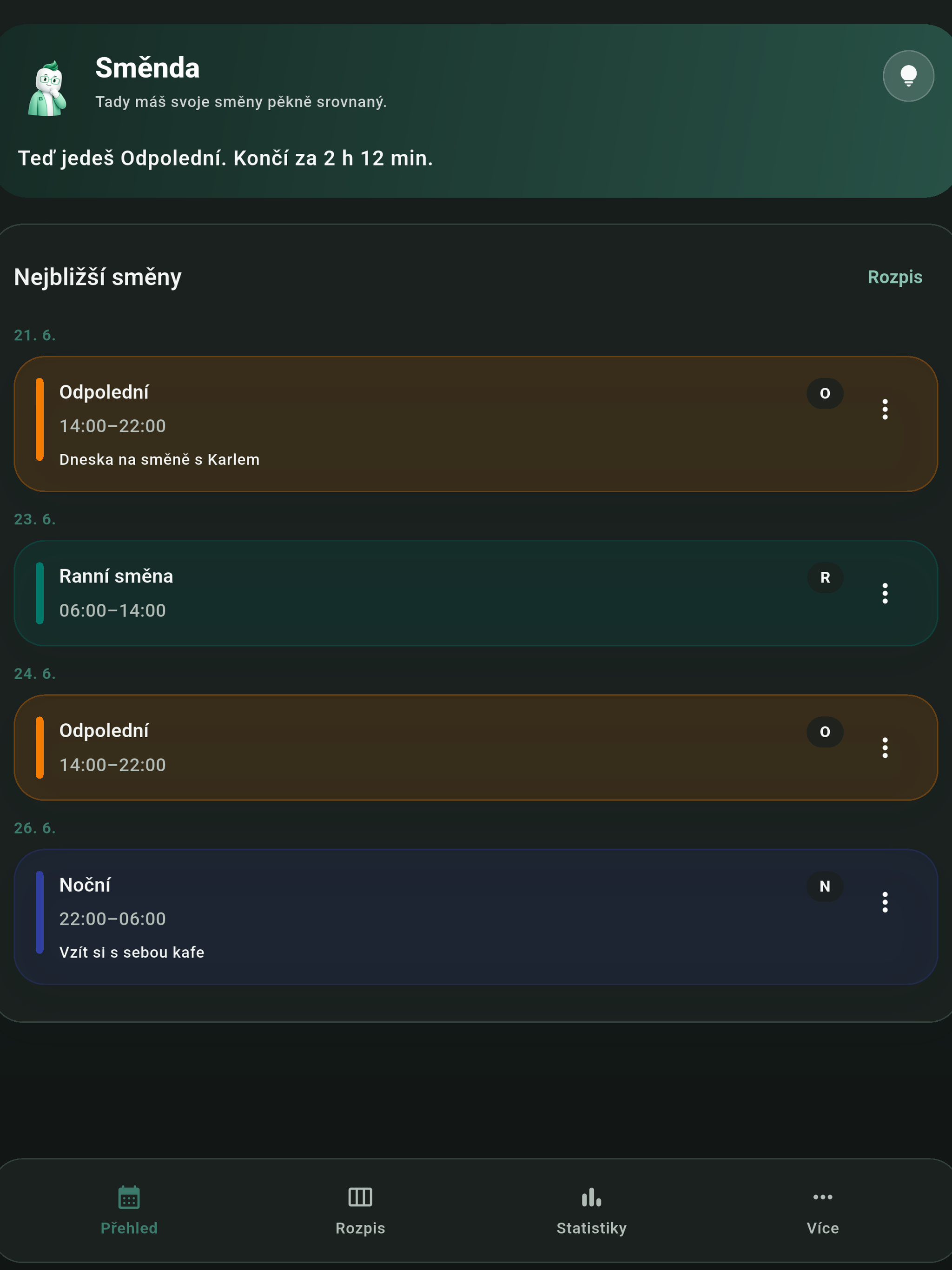 Směnda – moje směny screenshot 11