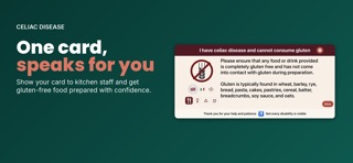 My Celiac Card Screenshot 1 of 8