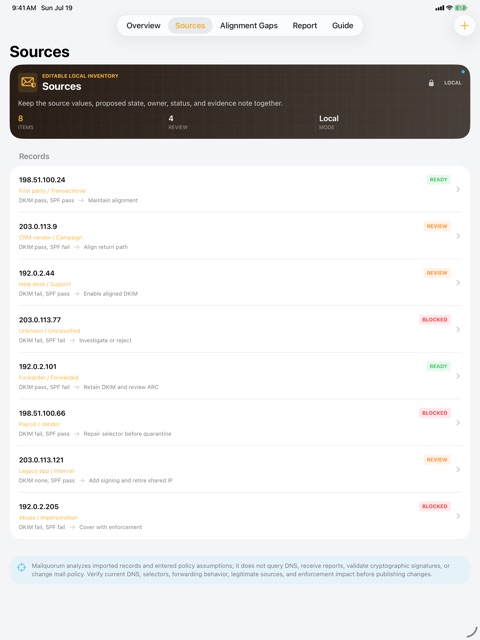 Mailquorum: Email Auth screenshot 4