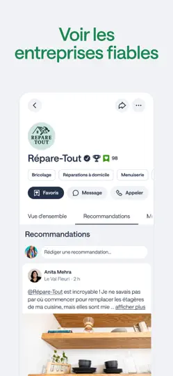 Capture d'écran de Nextdoor : Réseau De Quartier sur iPhone 6