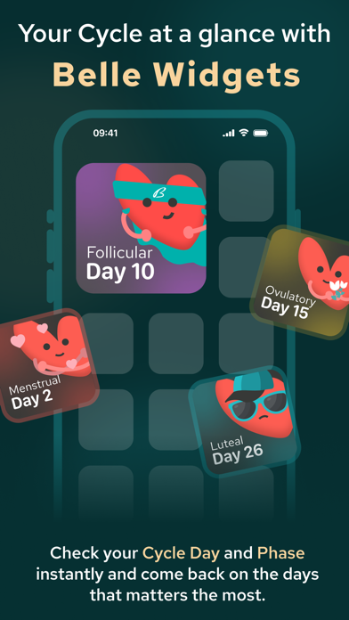 Belle : Period & PMDD Tracker iPhone screenshot 2 - Health & Fitness app