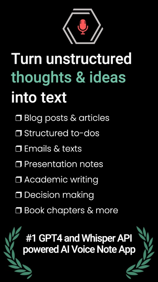 #1. ThinkNote - AI Voice to Text (iOS) 由: Red Coast Labs LLC