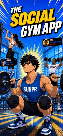 SUUPR Gym Tracker screenshot