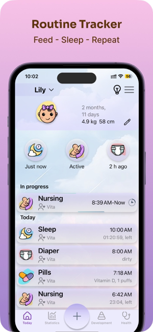 ‎Tackero Baby Care Tracker Screenshot
