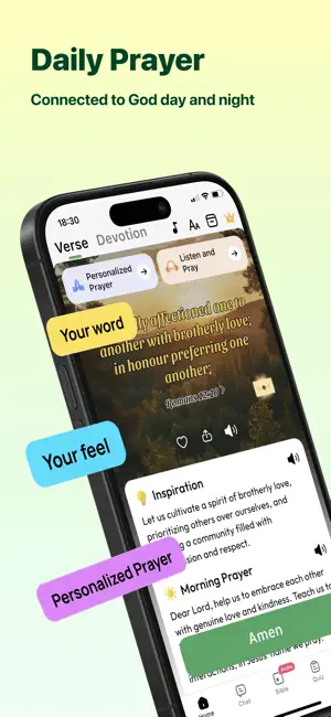 Bible Flow:chat&prayer screenshot 1