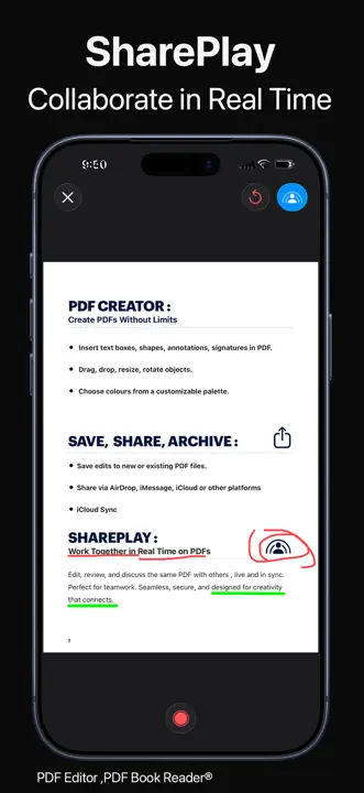 PDF Editor ,PDF Book Reader ®: Screenshot 8 von 10