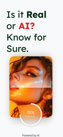Truly: AI Detector iPhone screenshot