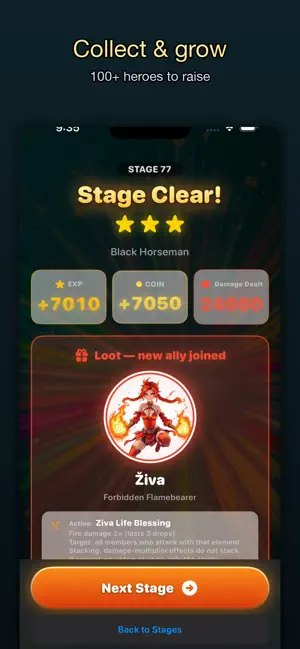 Drop Merge Quest: Puzzle RPG screenshot 4