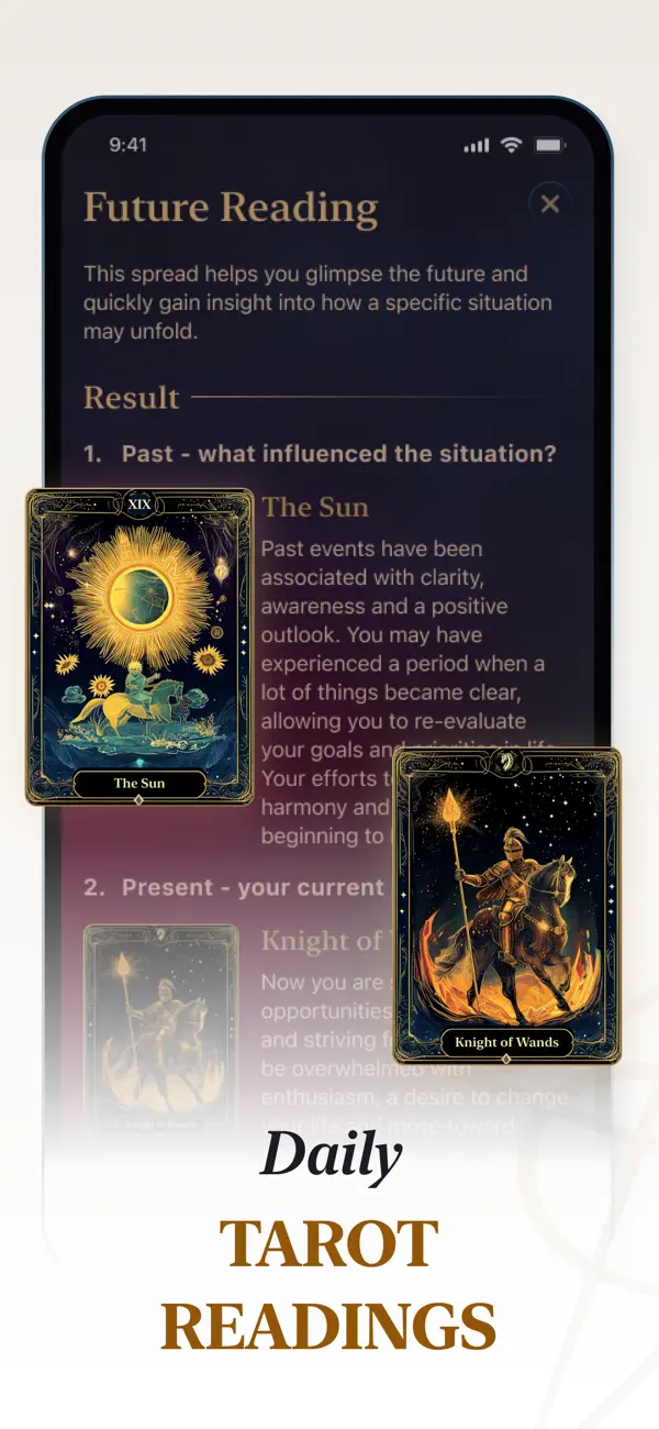 #5. Metacharms: Tarot & Runes (iOS) โดย: MECHARM DIGITAL SL