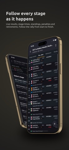 eWRC results iPhone screenshot 2