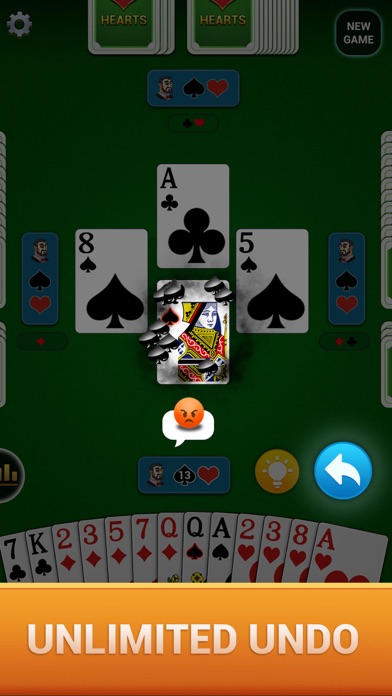 Hearts : Deluxe Card Game Screenshot
