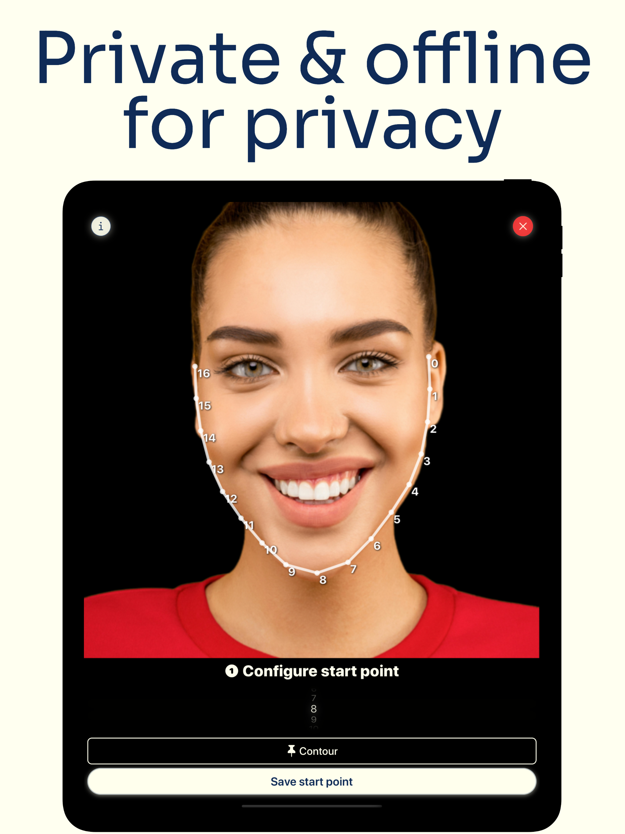 Measure Face Features - Milly