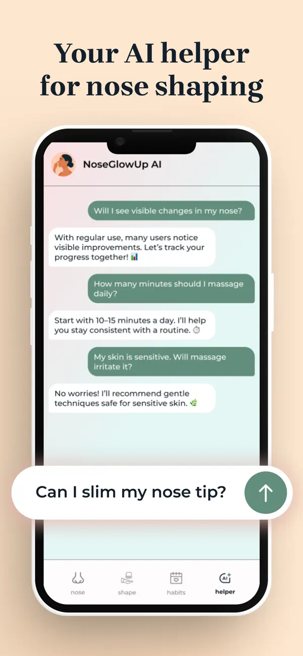 Screenshot #3 pour Nose Glow Up: AI Face Yoga