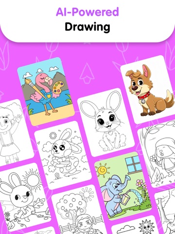 AR Trace - Coloring for Kids iPad screenshot