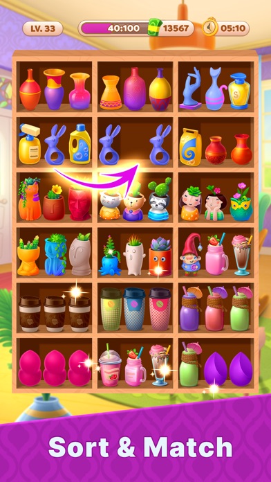 Hotel Makeover Sort & Decorate Screenshot