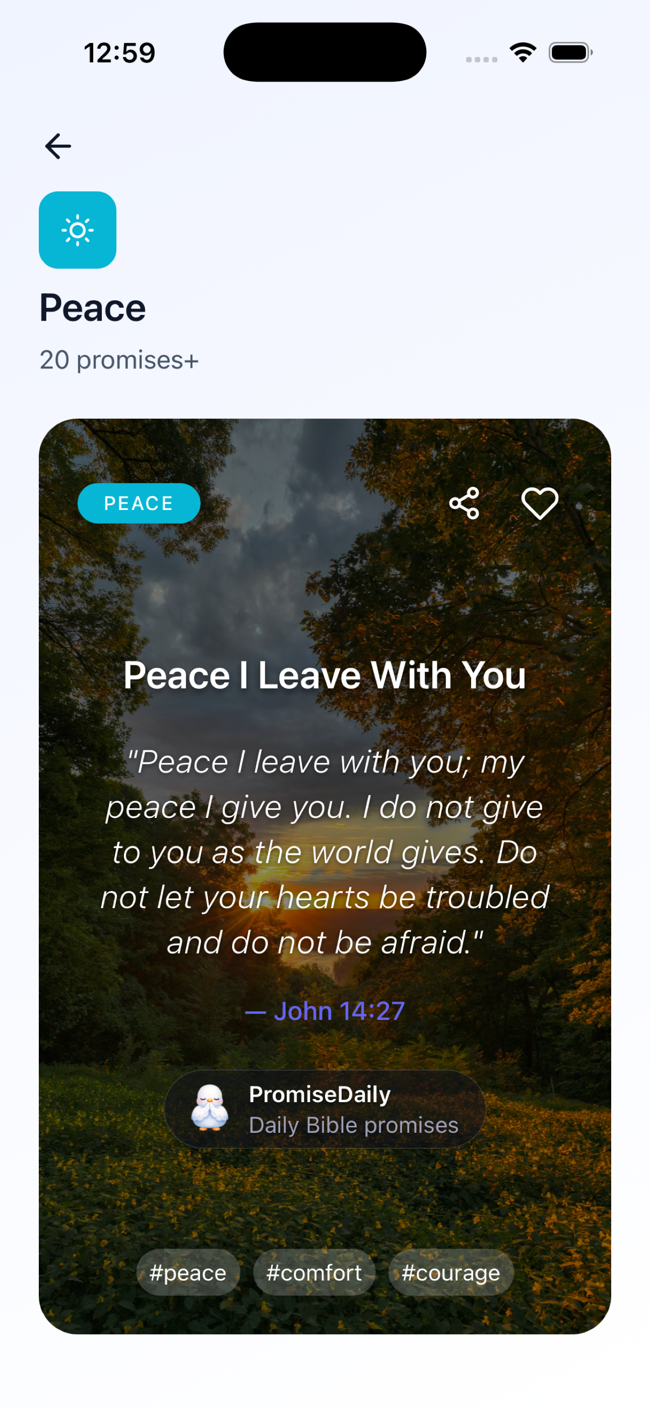 PromiseDaily: Bible Verses