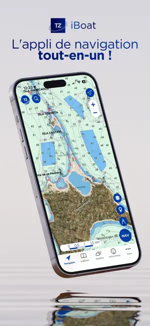 TZ iBoat – Marine Navigation iPhone screenshot 1
