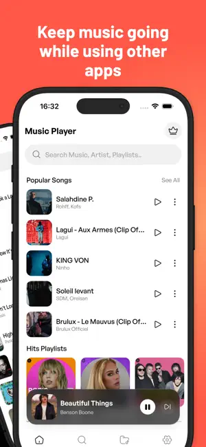 Music  : Cloud Music Streaming iPhone screenshot 2
