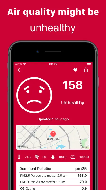 My AQI Air Quality & Pollution screenshot 3 of 6