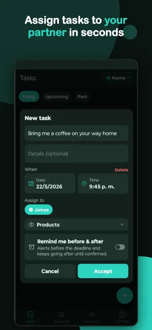 Jefa-D: Couple To-Do List screenshot 1