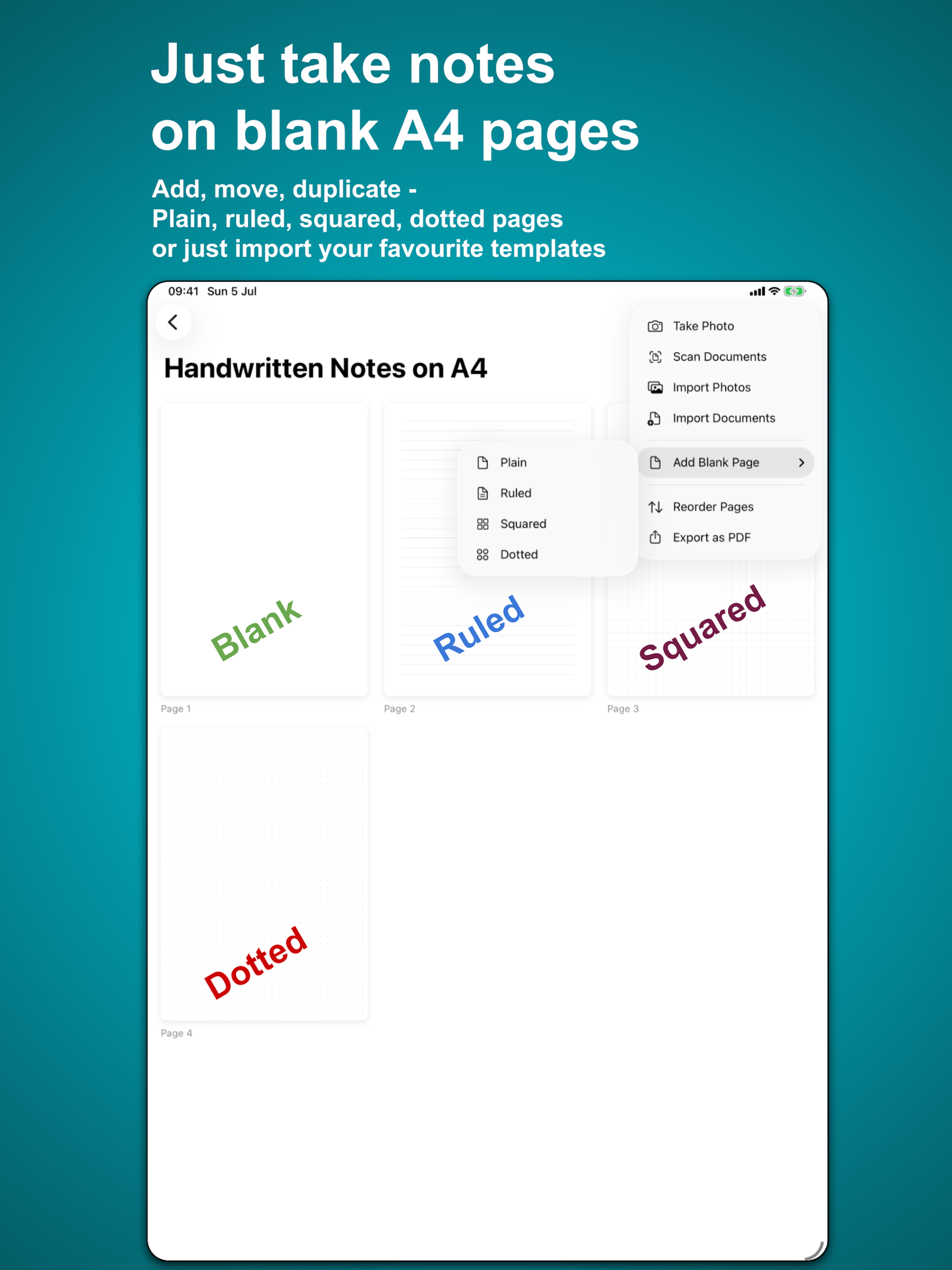 A4Pad – Annotate, Merge PDF screenshot 13