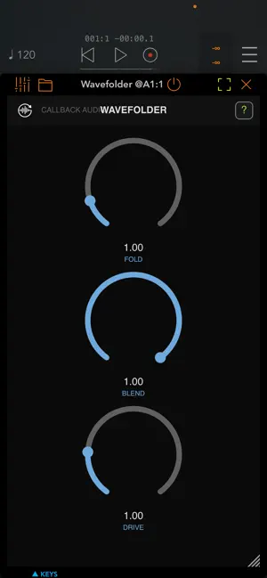 Wavefolder screenshot 4