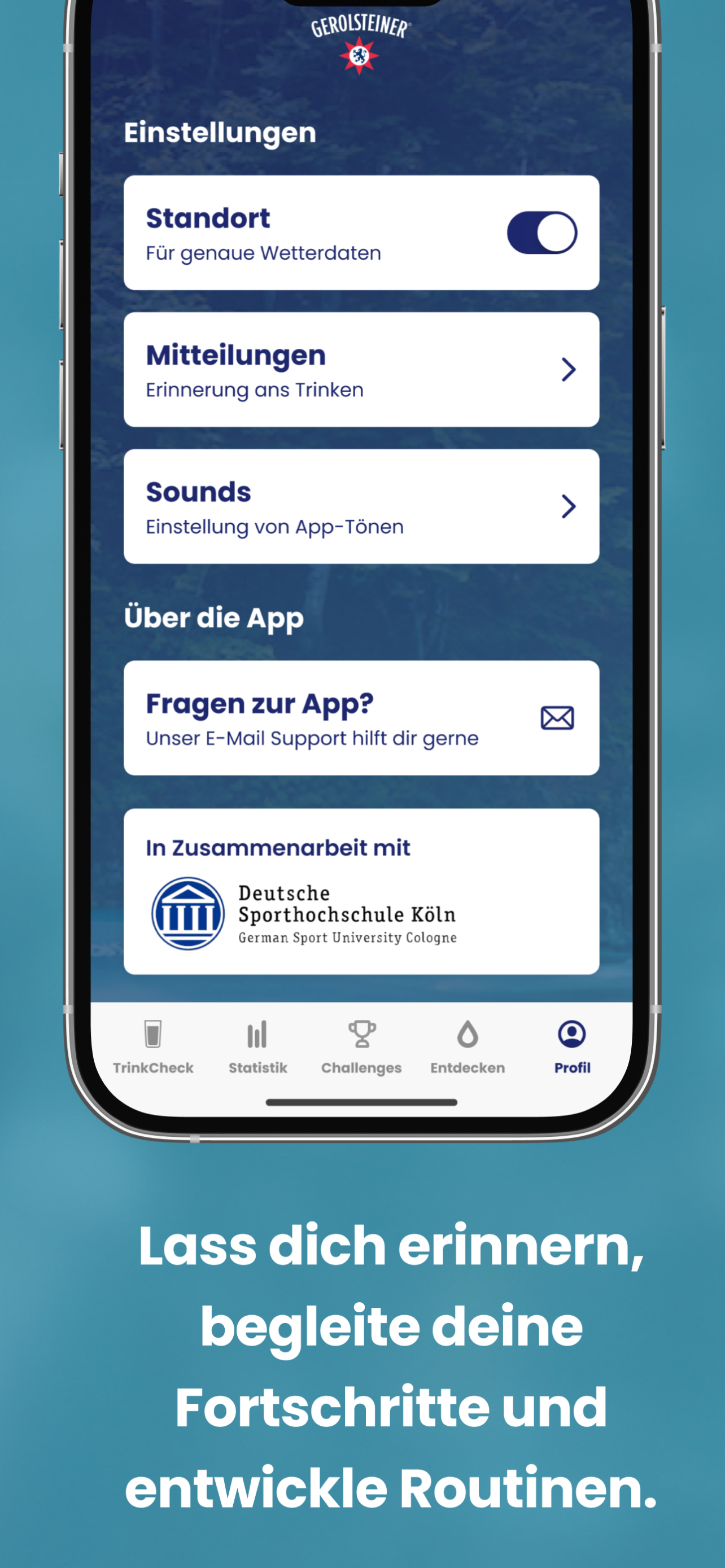Gerolsteiner TrinkCheck