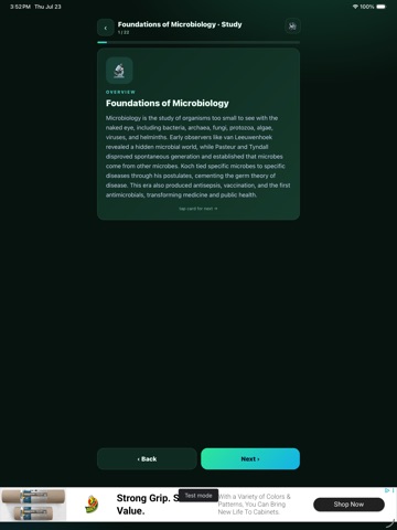 Microbiology Arena iPad screenshot