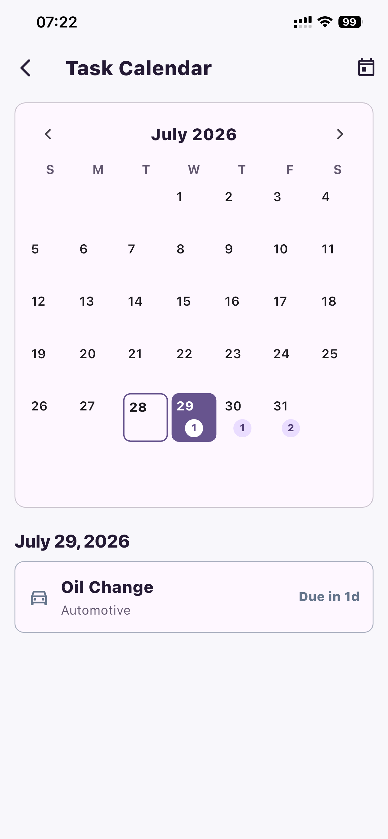 When Did I Last: Task Tracker screenshot 2