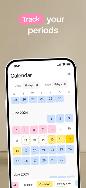 Harmony: Cycle Syncing, Period screenshot 5 of 10