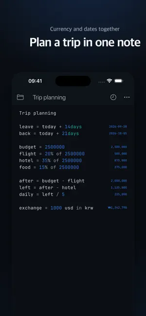 Calto: Note Calculator screenshot 2