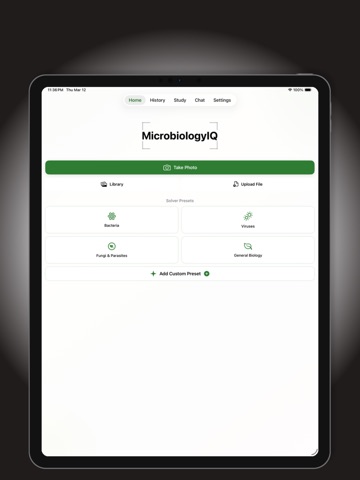 Microbiology AI Study Solver iPad screenshot