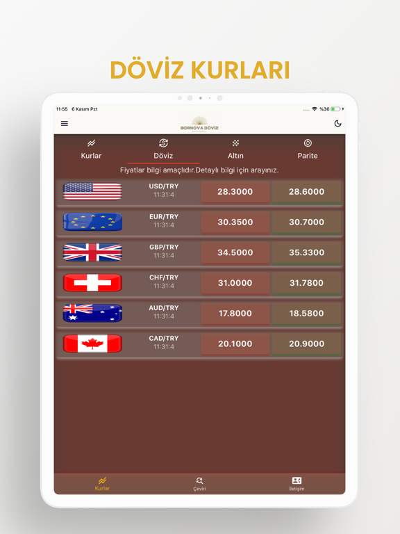 Screenshot #6 pour Bornova Döviz & Altın