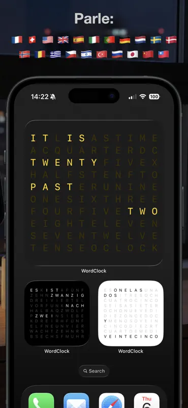 WordClock Widget - Mot Horloge screenshot 2 of 3