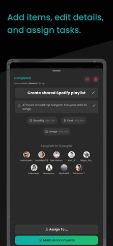LoopList – Collaborative Lists Screenshot 5 of 8