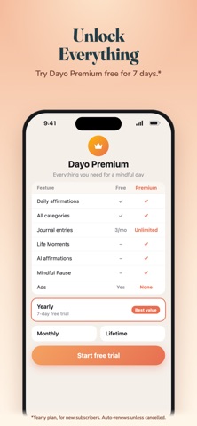 Dayo: Affirmations & Self Care Screenshot 10 of 10