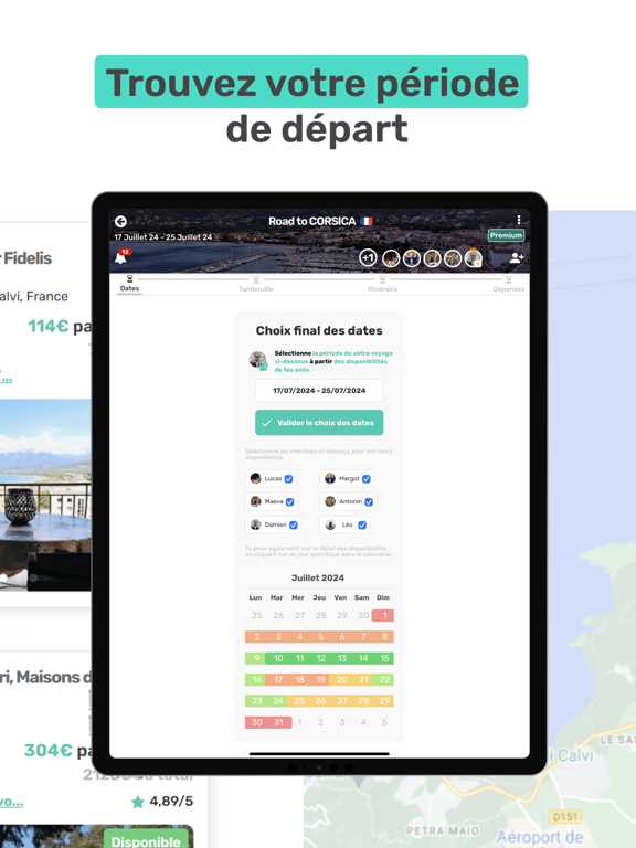SmarTrips • Group Trip Planner iPad screenshot 2 - Travel app