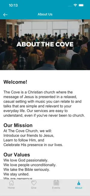 The Cove Church screenshot 2