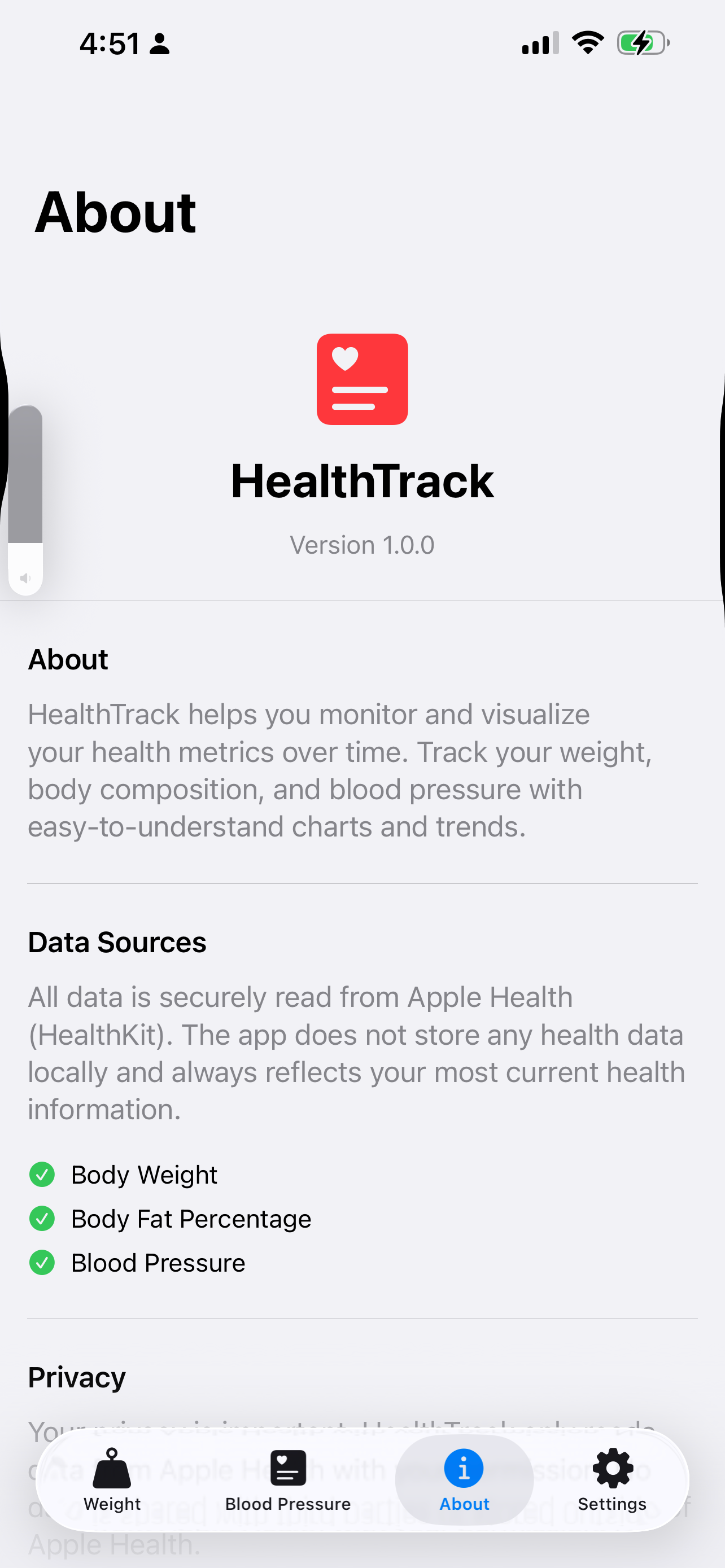 HealthTrack: Care Your Health
