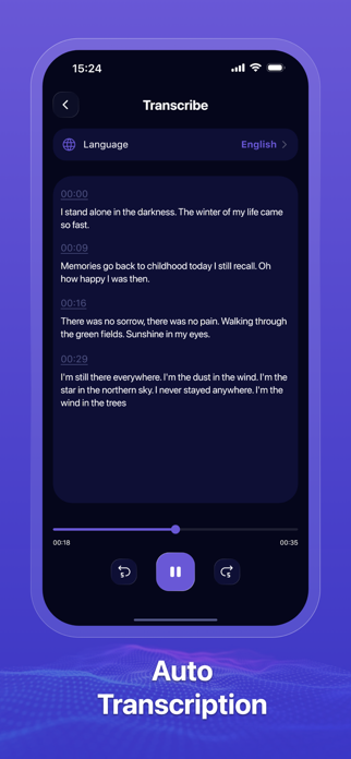 Tonica - Audio to Text Screenshot 7 of 7