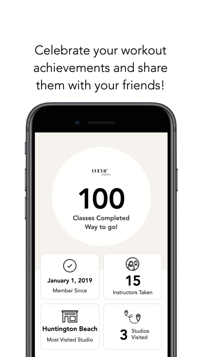 Coeur Pilates OC iPhone screenshot 4 - Health & Fitness app