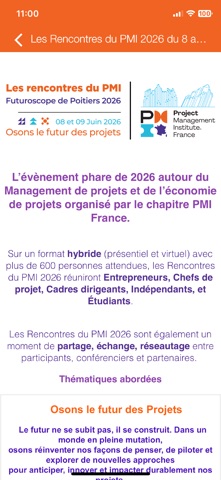 Les rencontres du PMI Screenshot 3 of 3